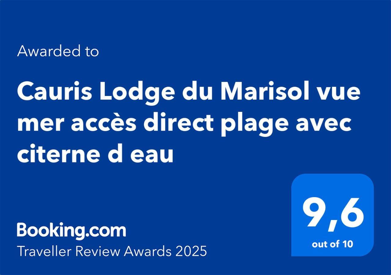 Cauris Lodge Du Marisol Vue Mer Acces Direct Plage Avec Citerne D Eau Le Gosier  Εξωτερικό φωτογραφία